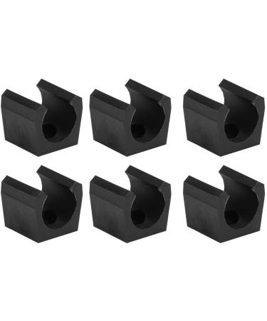 Qiterr Billiard Cue Clip Set | 6Pcs Plastic Pool Cue Holders for Exhibition and Storage - Buy Online on GoSupps.com
