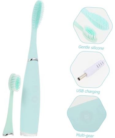 KALLORY Electric Toothbrush for Adults - Cordless Dentist-Approved Oral Care Kit - Electronic Tooth Cleaning Device - Green - 1 Count - Buy Online on GoSupps.com