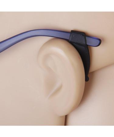 LAUGHERER 3 Pairs Non-Slip Silicone Ear Hooks - Black | Comfortable & Secure Fit for Earphones | International Shipping Available - Buy Online on GoSupps.com