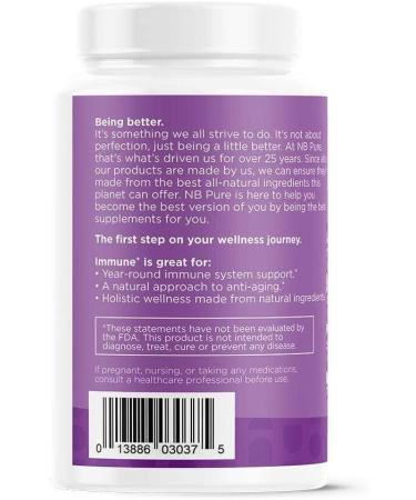 nbpure Immune+ Daily Immune System Supplement Boost, Immunity Supplement, 90 Count - Buy Online on GoSupps.com