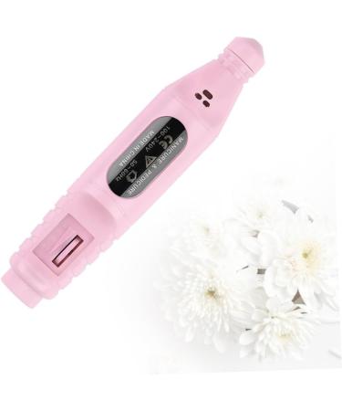 POPETPOP Electric Nail File Acrylic Nails Tools Portable Nail Drill Professional Acrylic Gel Tool Nail File Drill Nail Tools Power Tools Nail Polishing Machine for Nail Art Manicure 13.8*2.8cm Pink - Buy Online on GoSupps.com