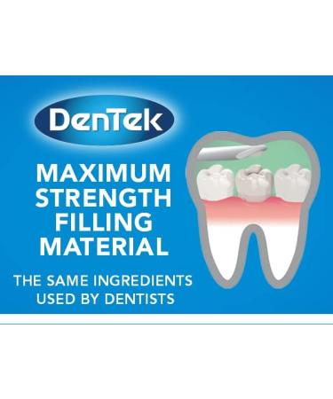 DenTek Temparin Max Home Dental Repair Kit Twin Pack for repairing lost fillings and loose caps crowns or inlays - 24+ Repairs - Buy Online on GoSupps.com