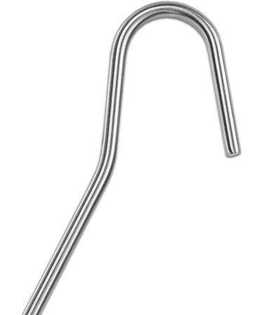 Pack of 10 U-Double Point 21cm Smoking Hooks - Butcher Hooks for Perfectly Smoked Meat | International Shipping Available - Buy Online on GoSupps.com