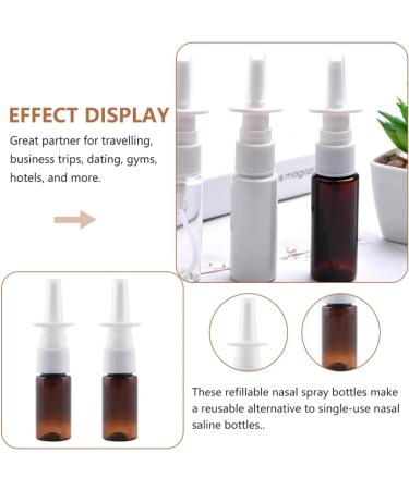Minkissy 10ml Refillable Perfume & Nasal Spray Bottle - Fine Mist Water Spray Bottle for Travel - 10-Pack Empty Plastic Bottles - Buy Online on GoSupps.com