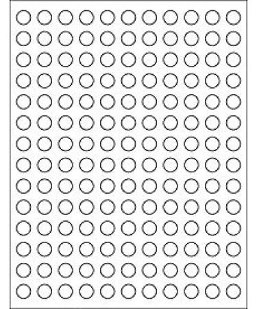 108 Blank Round White Essential Oil Top (Cap) Stickers, 1/2" Labels .5" Grand Parfums Indispensible Tool for Aromatherapy