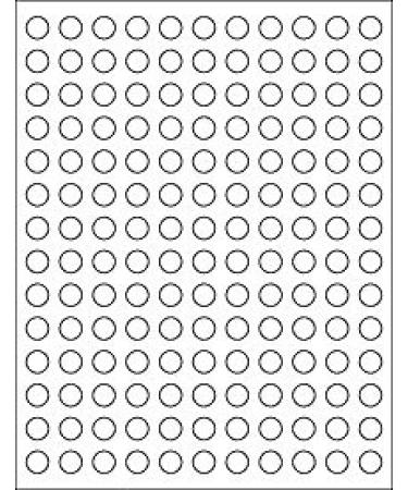 108 Blank Round White Essential Oil Top (Cap) Stickers, 1/2" Labels .5" Grand Parfums Indispensible Tool for Aromatherapy