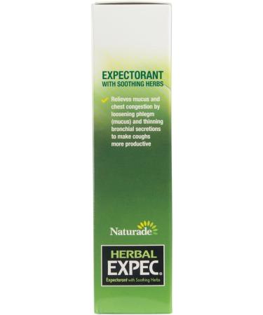 Naturade Herbal Expectorant (EXPEC) with Guafenesin - 8.8 fl oz | Fast-Acting Cough Relief - Buy Online on GoSupps.com