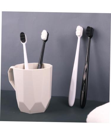 ULTECHNOVO Portable 2pcs White Household Bristle Toothbrush - Eco-Friendly Dental Care for All Ages - Buy Online on GoSupps.com