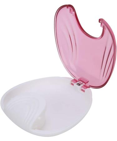 Orthodontic Storage Case - Portable & Waterproof Denture Container for Adults (Pink) - Press Lock Design - Buy Online on GoSupps.com