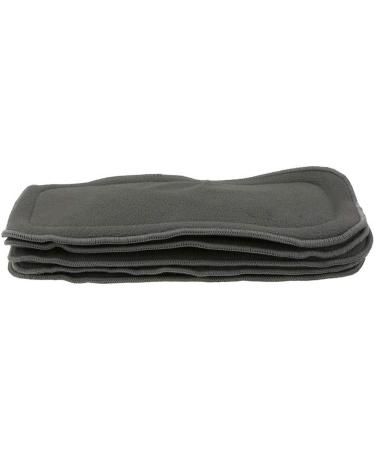 Happy Cherry Baby Diapers - Washable & Reusable Bamboo Cloth Diaper Set (6 Pieces) - Soft Fabric Black - Buy Online on GoSupps.com