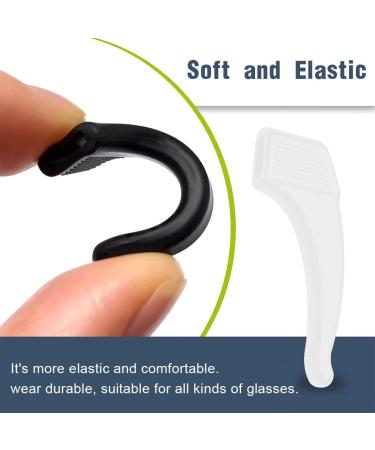 Shop Eouiav 20 Pair Silicone Anti-Slip Glasses Holders - Stylish & Functional Eyewear Storage in Black & White - Buy Online on GoSupps.com