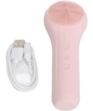 Electric Face Cleansing Brush Vibration Heating Silicone Facial Deep Cleansing Brush for Improved Skincare - Buy Online on GoSupps.com