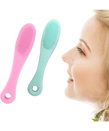 2 Silicone Nose Wash Brush Silicone Lip Brush Lip Scrub Brush Safe for all Lip/Skin Types - Buy Online on GoSupps.com