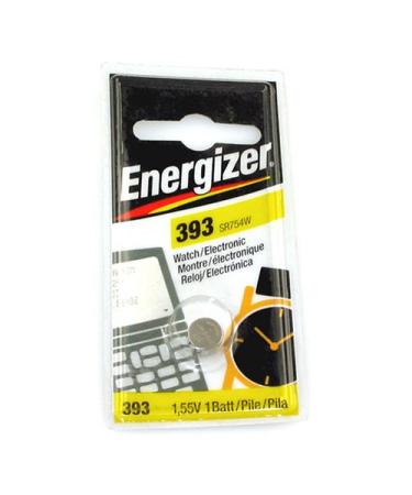 1.55V Silver Oxide 393 Coin Cell Watch Battery - Replaces SR754W