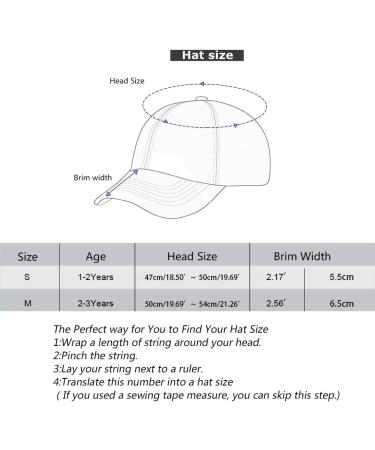 LANGZHEN Kids Cotton Baseball Cap Hat - Adjustable Sun Hat for Girls Boys - S Pink Flamingos - Buy Online on GoSupps.com