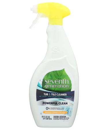 Seventh Generation Tub & Tile Cleaner Emerald Cypress & Fir Scent 26 Fluid Ounce (Pack of 8)