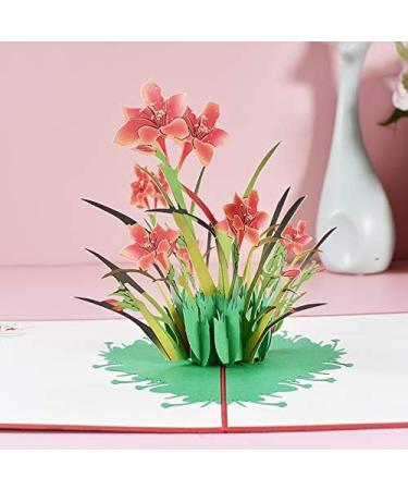 Pop Up Flower Card 3D Daffodil Pop Up Greeting Cards for Mother's Day Spring Father's Day Graduation Birthday Wedding Anniversary Thank You Get Well Sympathy All Occasion - Buy Online on GoSupps.com