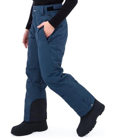Sportneer Kids Snow Pants - Unisex Winter Youth Waterproof Ski Pants 18-20 Navy - Buy Online on GoSupps.com