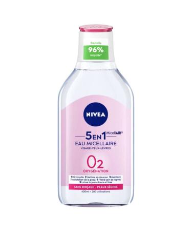 NIVEA Nivea O2 Oxygenation Micellar Make-Up Remover Eau 400 ml.