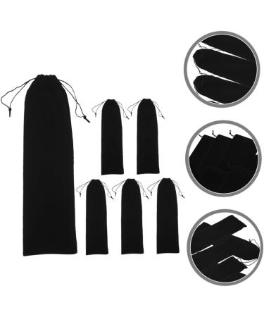 Uonlytech 6pcs Hair Dryer Travel Bag Hair Tools Cover Curler Curling Flannel Hair Accessories Travel Case - Buy Online on GoSupps.com