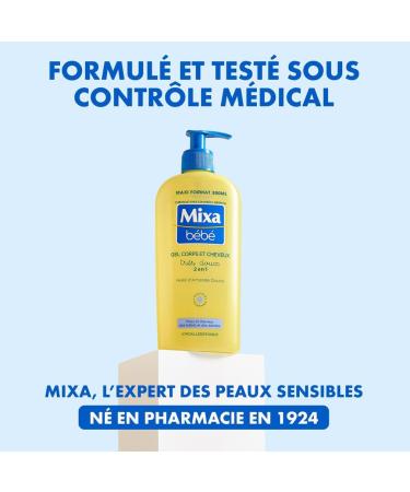 Mixa B b Super Soft Gel 2 in 1 Body and Hair 300 ml 300 ml - Buy Online on GoSupps.com
