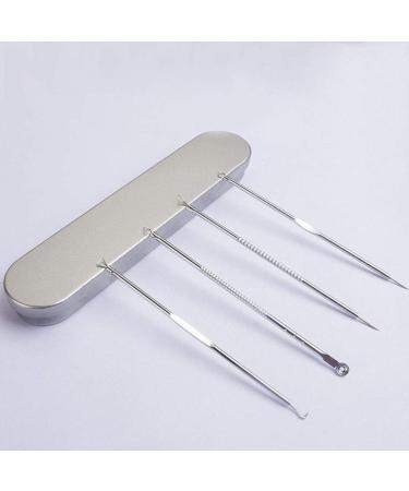 Lurrose 11PC Blackhead Remover Set Stainless Steel Acne & Pimple Kit for All Skin Types - Buy Online on GoSupps.com