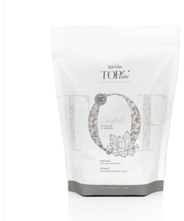 Italwax Top Line Crystal - 750g - Cire pelable pour l' pilation sans bandes - Formule sans colophane id ale pour les peaux sensibles - Recommand pour la zone bikini et les aisselles - Sans parfum