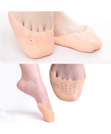 4 Pairs Silicone Toe Cap Ballet Shoes - Comfortable Toe Protectors for Dance & Performance - Buy Online on GoSupps.com