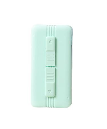 Portable dental dispenser dental floss holder compact tooth floss organizer dental silk storage box compact tooth flap holder pocket format portable dental floss pocket for mouth care green
