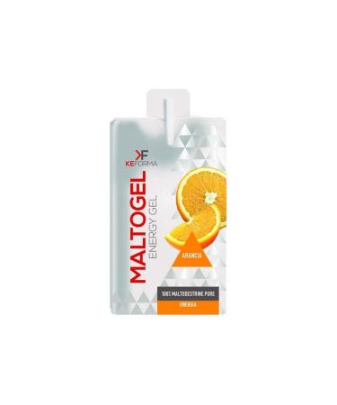 KeForma Maltogel Box 50 MonoPack Gluten Free e Lactose Free 100% Pure maltodextrin Orange Flavor