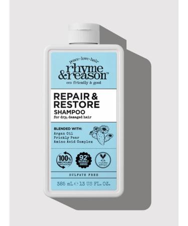 Rhyme & Reason Repair and Restore Shampoo & Conditioner Combo - 13 Fl. Oz. | Vegan Cruelty-Free Hydrate & Repair for Dry Damaged Hair - Buy Online on GoSupps.com