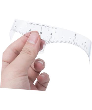 FOMIYES Eyebrow Measuring Sticker Eyebrow Microblading Ruler 6 rolls Stencils Scale Transparent Extensions Stick Peel Measuring Eyebrow Ruler Disposable Stencil Eyebrow Shape Kit 1 count (Pack of 1) Whitex6pcs - Buy Online on GoSupps.com