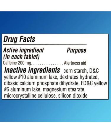 Buy ikj Caffeine Stay Awake Tablets 200mg - 80 Count | Fast International Shipping - Buy Online on GoSupps.com