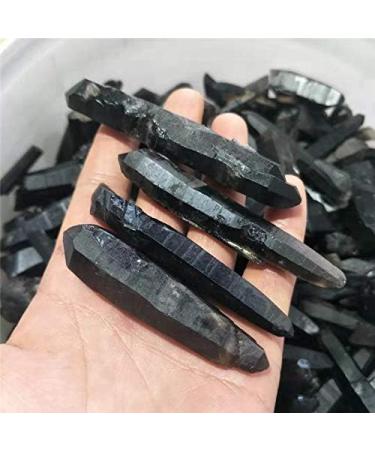 100g Rough Natural raw Gemstone Black Tourmaline Point Crystal Tumbled Wand for Natural Luster - Buy Online on GoSupps.com