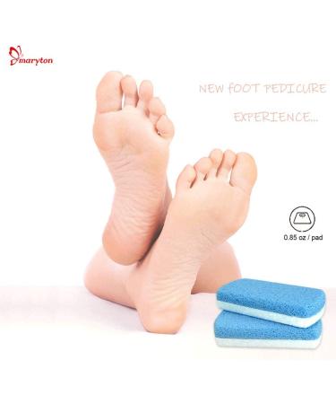 Maryton Double Sided Pumice Stone for Feet - Siliglass Callus Remover | Exfoliates & Smooths Skin | Pedicure Tool for Hard Skin - Buy Online on GoSupps.com