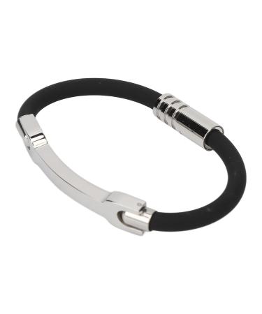 Buy Waterproof Negative Ion Balance Bracelet for Outdoor Basketball - Black Energy Wristband - Buy Online on GoSupps.com