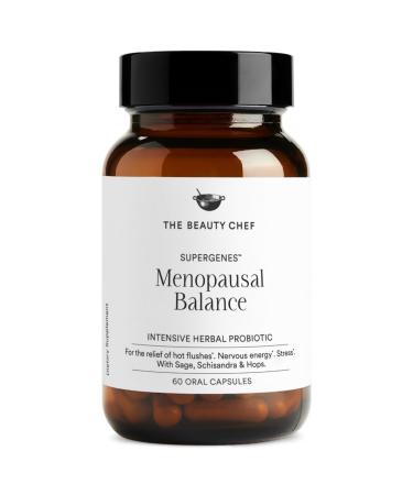 The Beauty Chef SUPERGENES Menopausal Balance Natural Menopause Support with Bio-Fermented Probiotics & Herbal Extracts 60 Capsules