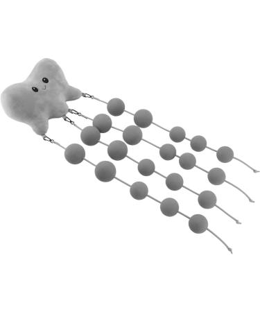 Naked Dinner Pillows with 20 Massage Balls | Portable Cotton Pillow for Back Neck & Headache Relief | Gray Multifunctional Comfort - Buy Online on GoSupps.com