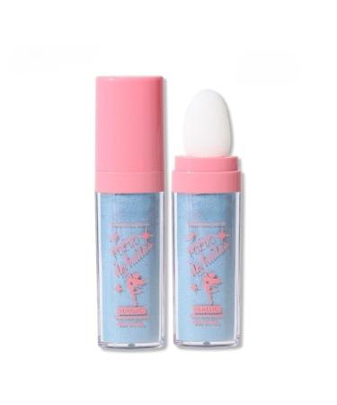 PICKX Fluorescent powder Body Flash Powder Stick Shiny Pink Fairy Pink Shiny Pink White Moonlight Powder Makeup stick Fairy Powder Highlights Fairy Powder Fairy Pink Highlights Patch Fairy Makeup (04#Blue)