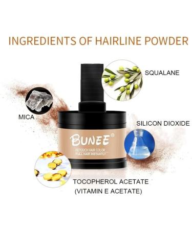 Volumizing powder concealing and correcting touch-up for smoothing hair beard and eyebrows covering and hiding regrowth anti-thinning for men and women pocket-sized 4g (dark navy) - Buy Online on GoSupps.com