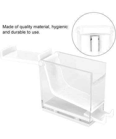 Cotton Roll Dispenser Press Type Holder with 4 Colors Sanitary and Durable (White) - Buy Online on GoSupps.com