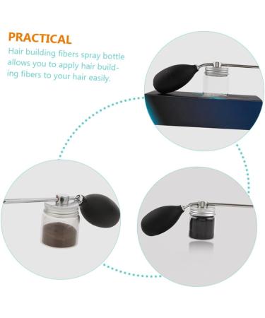 Portable Hair Fiber Powder Dispenser Convenient Powder Sprayer for Bottle Applicator for Hair Loss and Thinning Hair - Buy Online on GoSupps.com