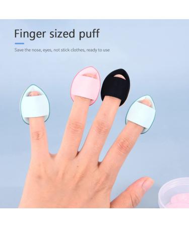 Bodya Mini Finger Powder Foundation Sponge - Wet & Dry Makeup Applicator for Smooth Finish - Ideal for BB Cream Concealer & Cosmetics - Buy Online on GoSupps.com