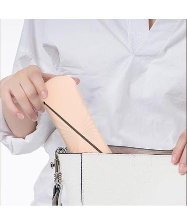 XMASIR Travel Makeup Brush Holder - Portable Silicone Cosmetic Case Bag for Face Brushes - Soft Organizer for Travel (Khaki - Buy Online on GoSupps.com