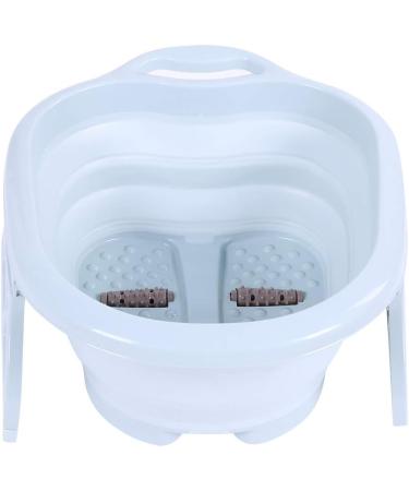 Pied De Seau De Pied Portatif Pliable Seau De Spa Cadre volutif Conception D'auto-Drainage Seau De Trempage Pour la Maison(Bleu) - Buy Online on GoSupps.com