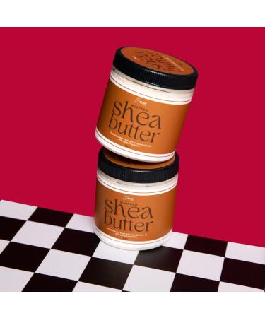 Organic Whipped Shea Butter - Hydrating & Lightweight for All Skin Types - 8 oz - Buy Online on GoSupps.com