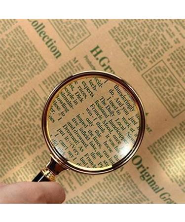 Magnifiers Hand Held Classic Magnifying Glass 8Times Magnification Reading Jewelry Magnifier Comfortable Anniversary - Buy Online on GoSupps.com