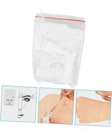 Housoutil Brow Map Line Beauty Tools Pro Tools Eyebrow Measuring Tool Eyebrow Corrector Positioning Ruler Make up Line Ruler 4.6x1.8x7.5cm White - Buy Online on GoSupps.com