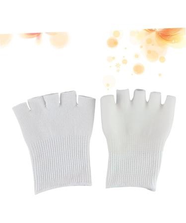 Beaupretty 3 Pairs Gel Socks Bunion Straightener Toe Spacers Toe Spreader Open Toe Socks Heel Sleeves for Cracked Heels Five Finger Socks Foot Care Socks Thumb Splitter White - Buy Online on GoSupps.com
