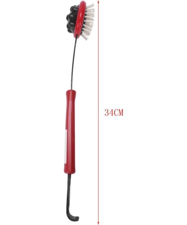 Uinfhyknd 13.4 Long Burgundy Plastic Massage Hammer - Ultimate Relaxation Tool for Pain Relief - International Shipping Available - Buy Online on GoSupps.com